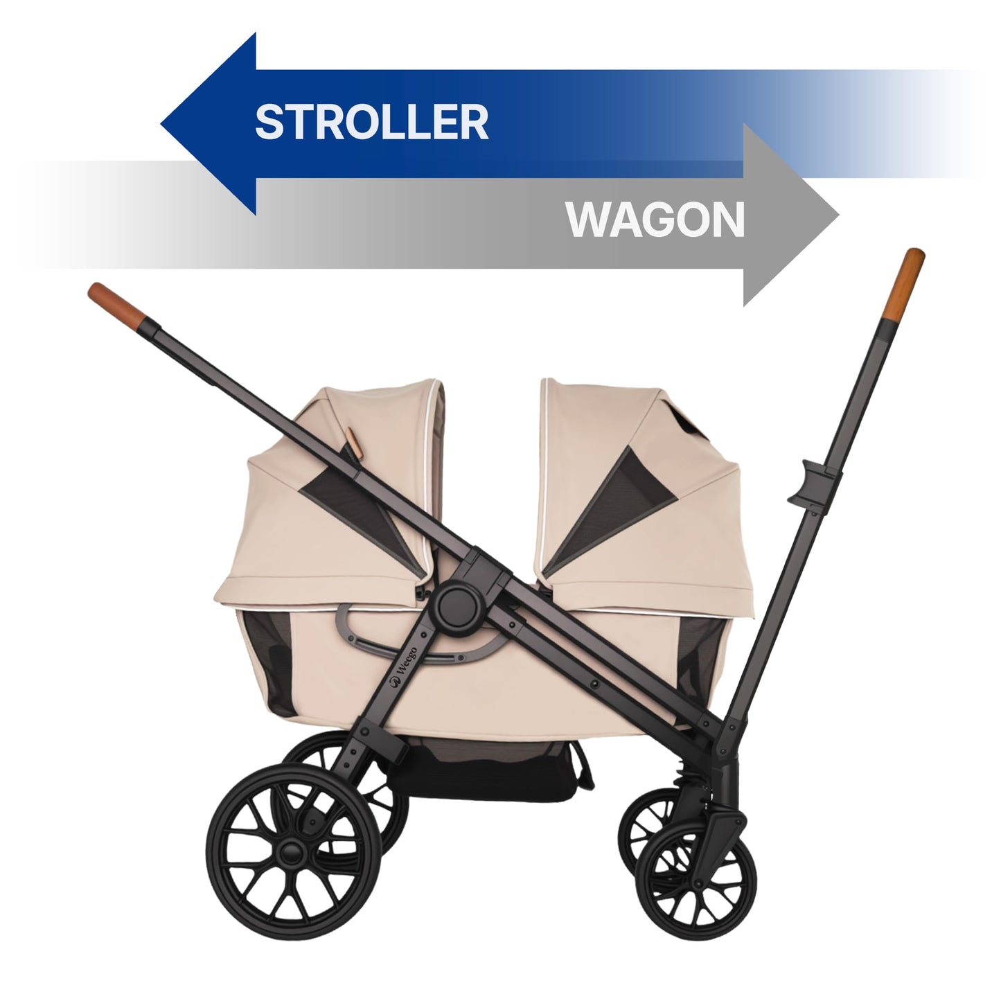 Weego Tandem Wagon Stroller for 2 Kids