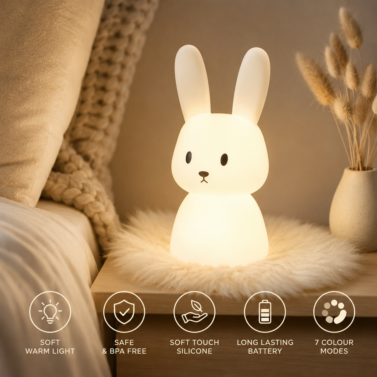 DreamGlow™ Bunny Night Light