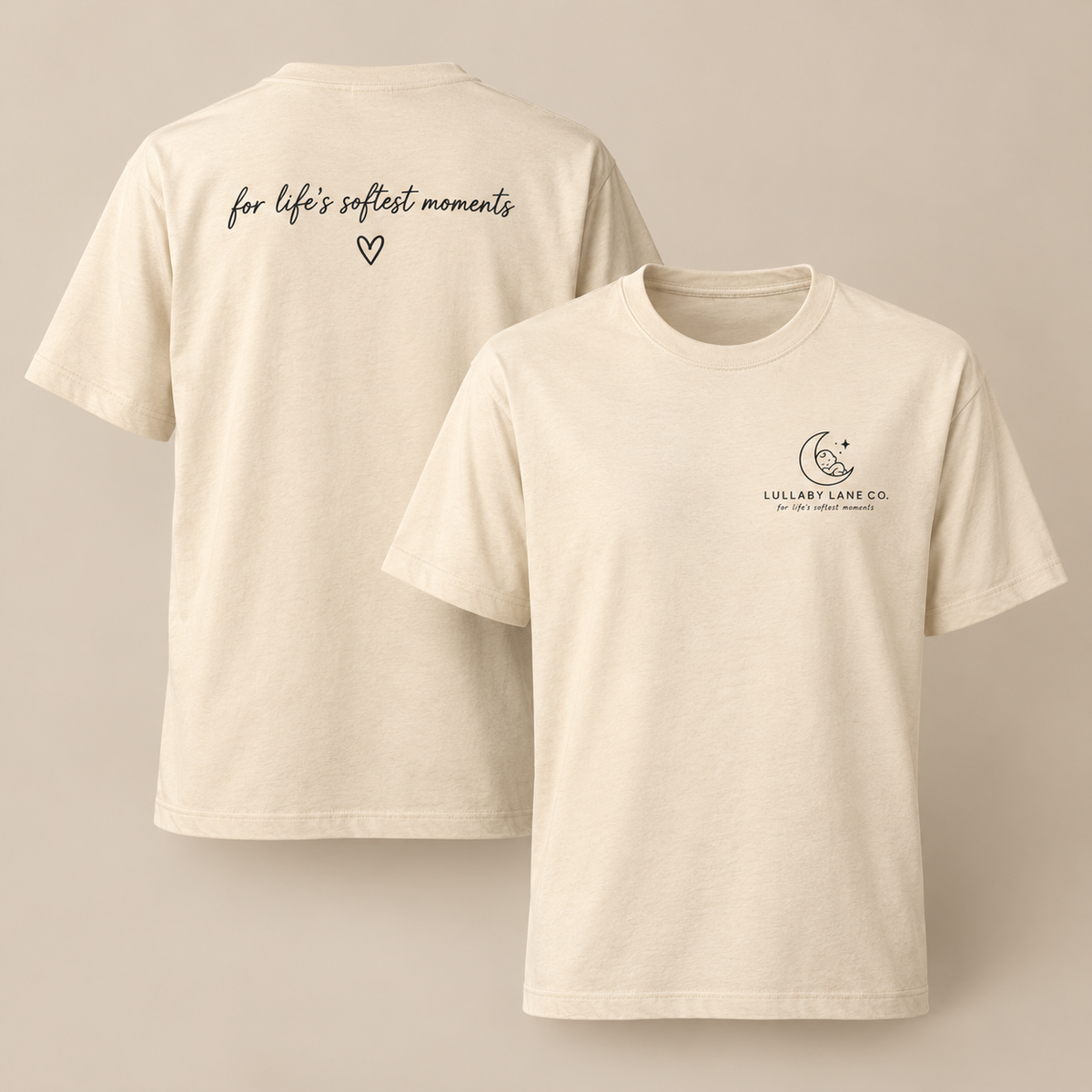 Lullaby Lane Co. “Life’s Softest Moments” Unisex Tee
