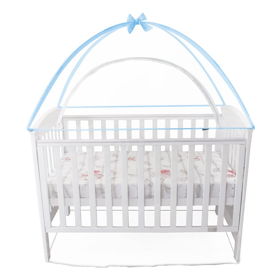 Babyhood Cot Canopy Net, Standard, Blue