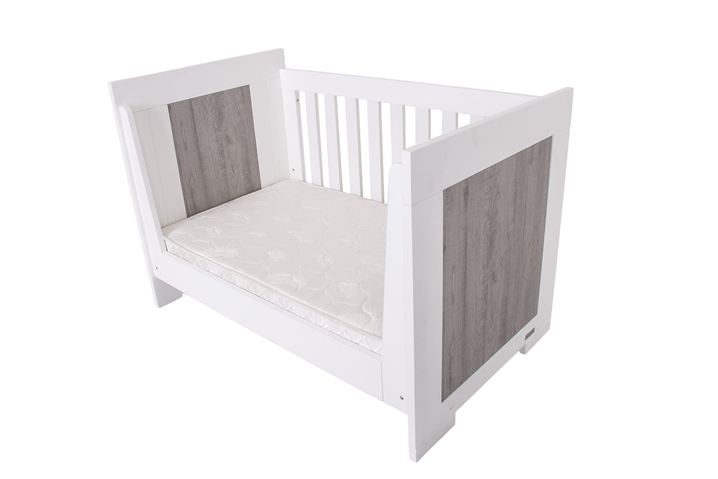 Love N Care Lucca Cot, White/Ash