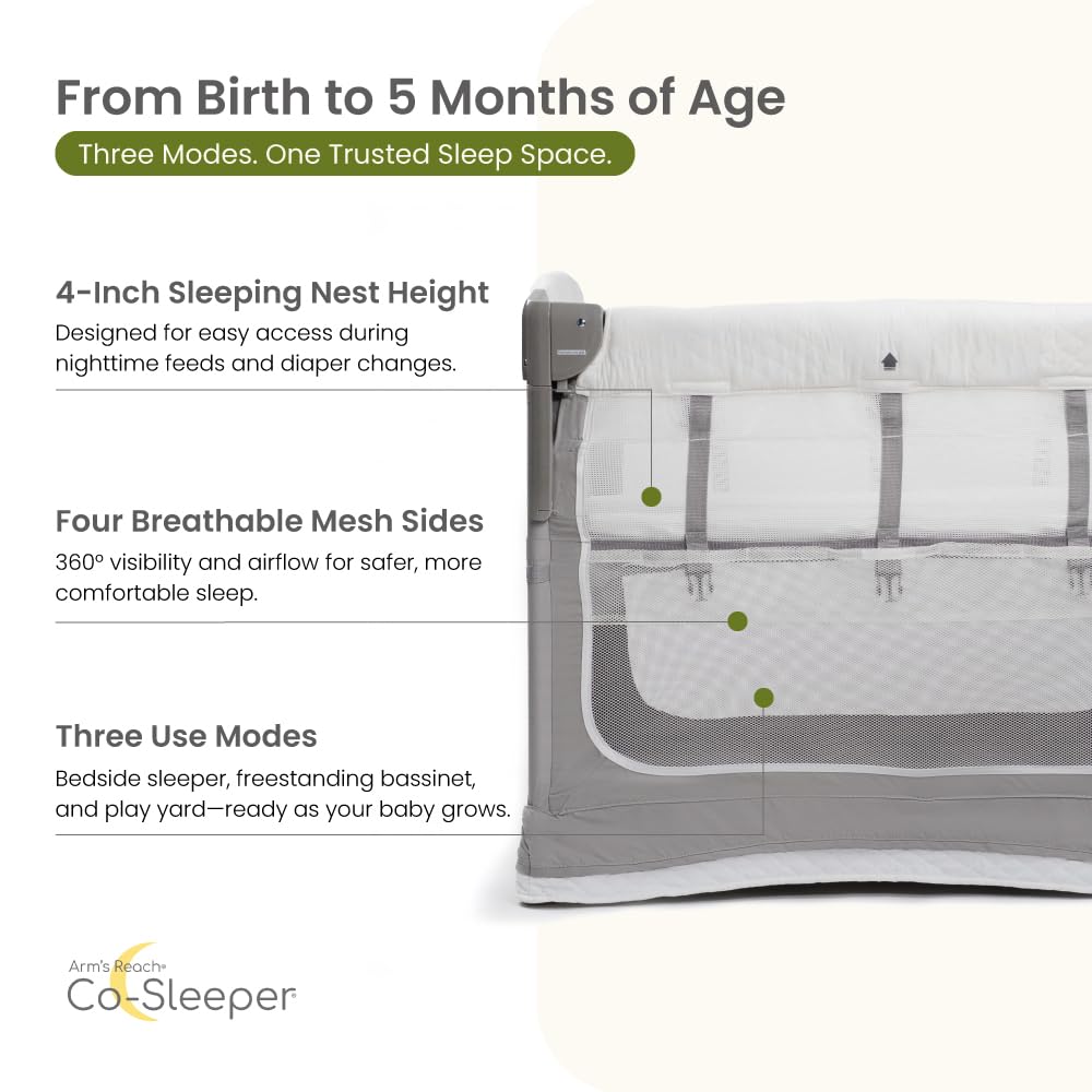 Arm's Reach Mini 3-in-1 Co-Sleeper Bassinet