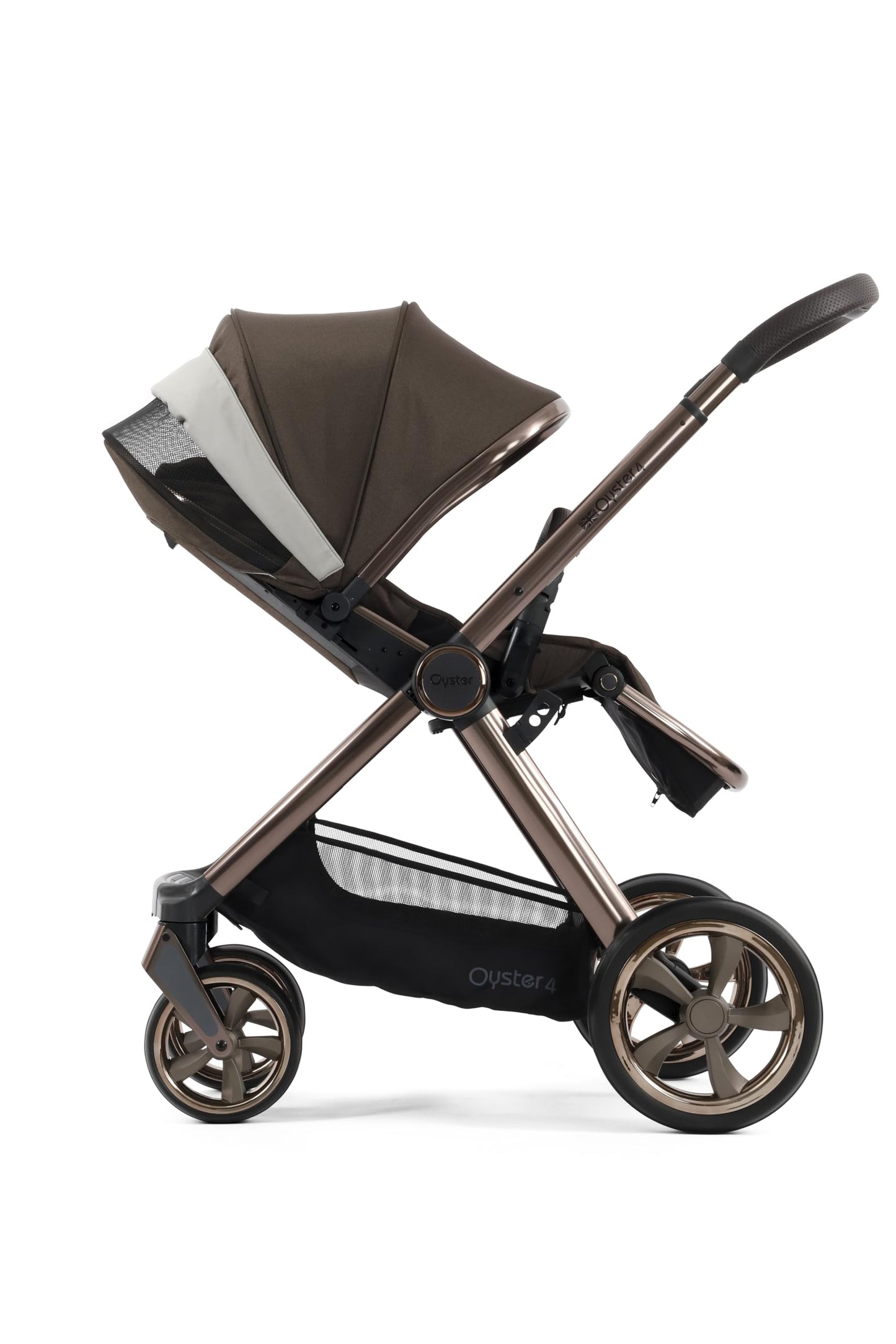 Oyster 4 Stroller in Chocolate Velvet
