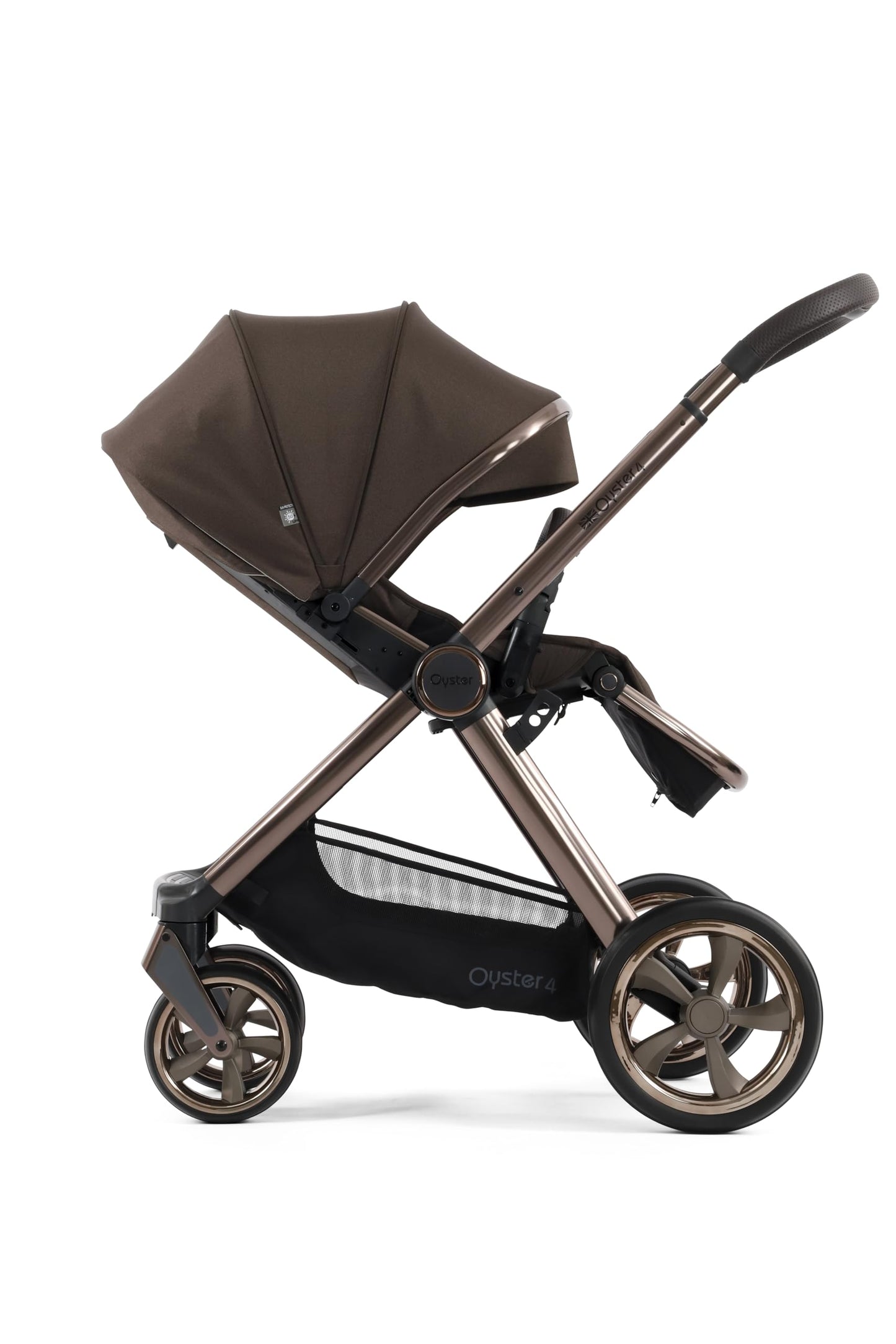 Oyster 4 Stroller in Chocolate Velvet