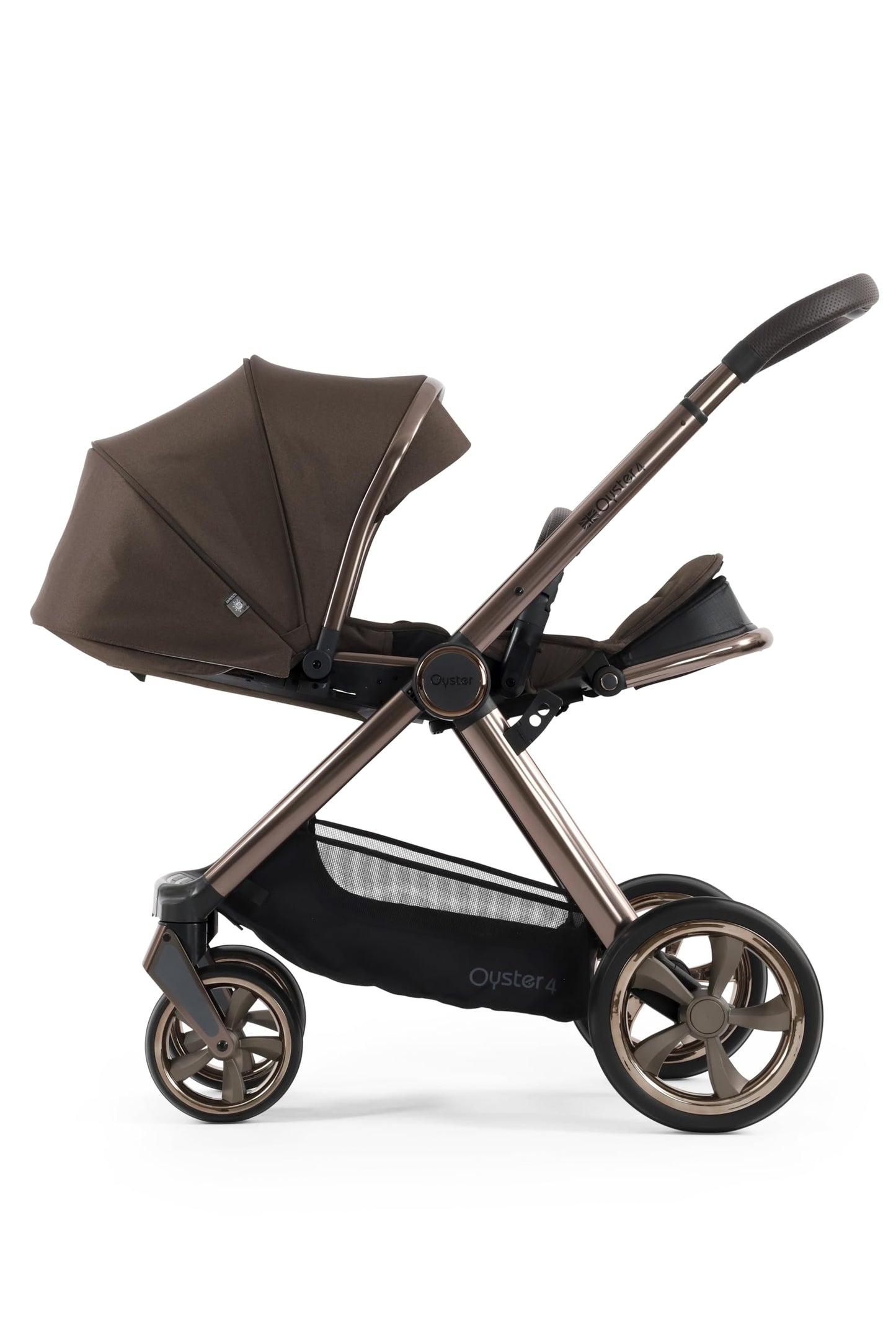 Oyster 4 Stroller in Chocolate Velvet