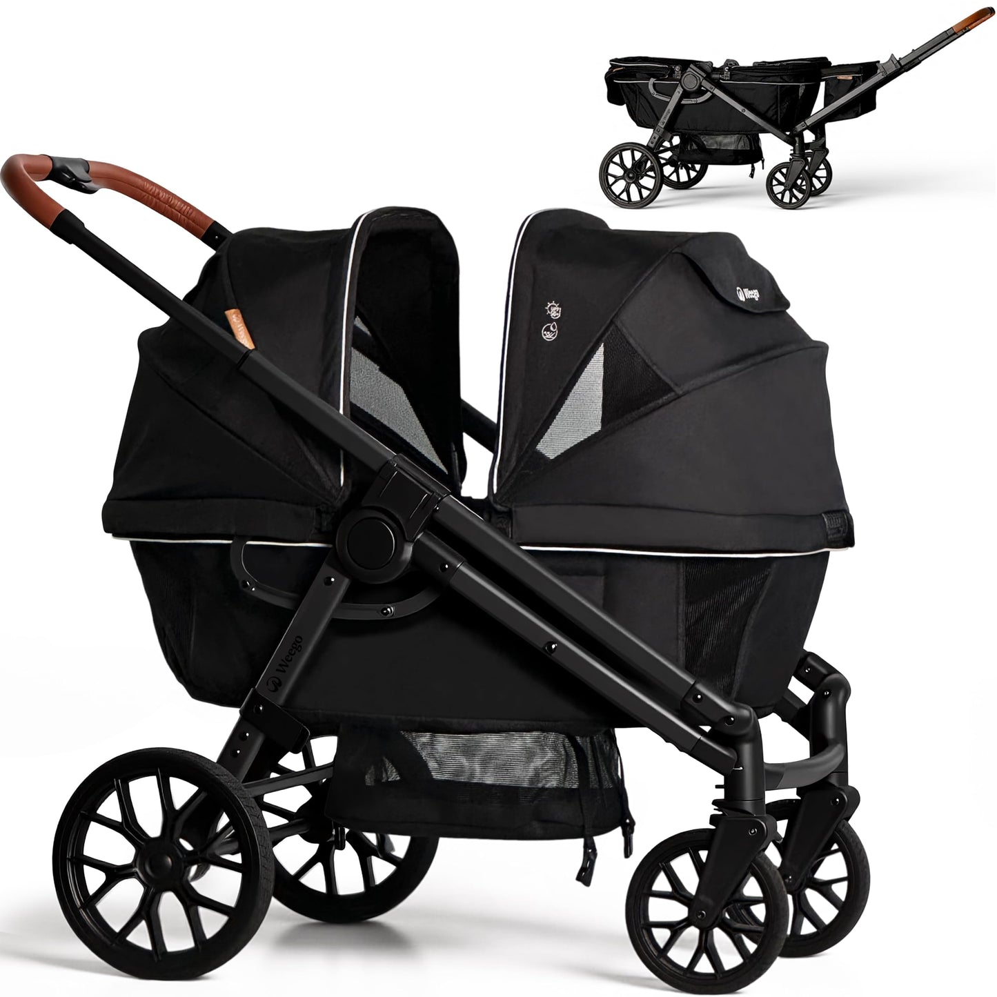 Weego Tandem Wagon Stroller for 2 Kids