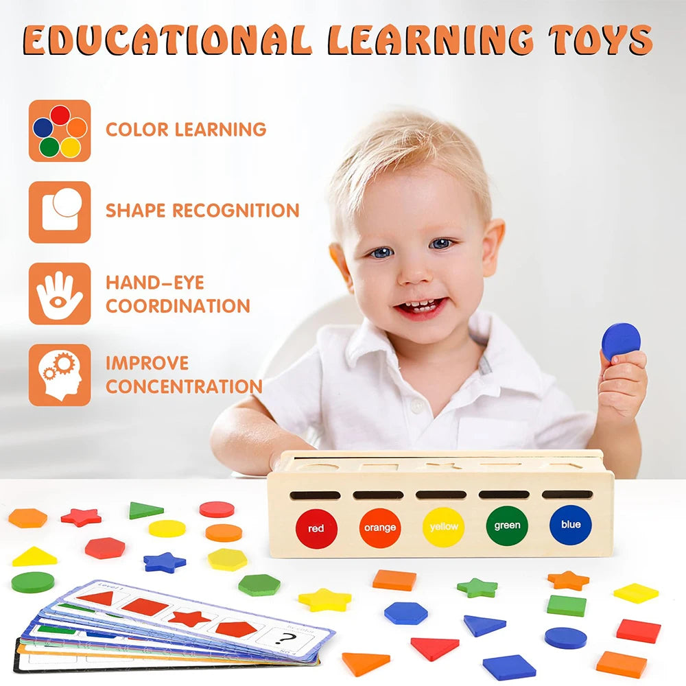 LullabyGlow™ Montessori Shape Sorting Box