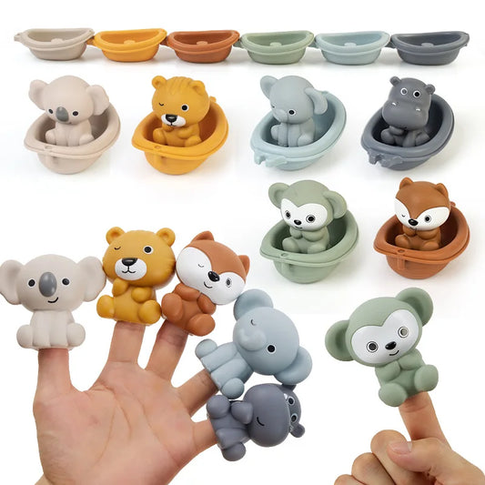 Animal Bath Toy Set
