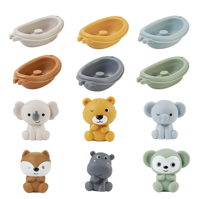 Animal Bath Toy Set