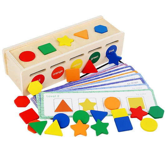 LullabyGlow™ Montessori Shape Sorting Box